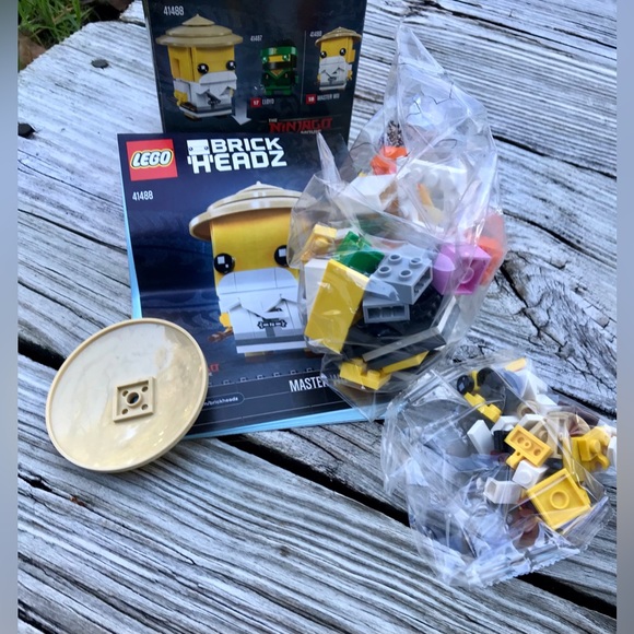 NEW Open Box LEGO BRICKHEADS 41488 Master Wu Large Building Block Figure - Picture 5 of 9